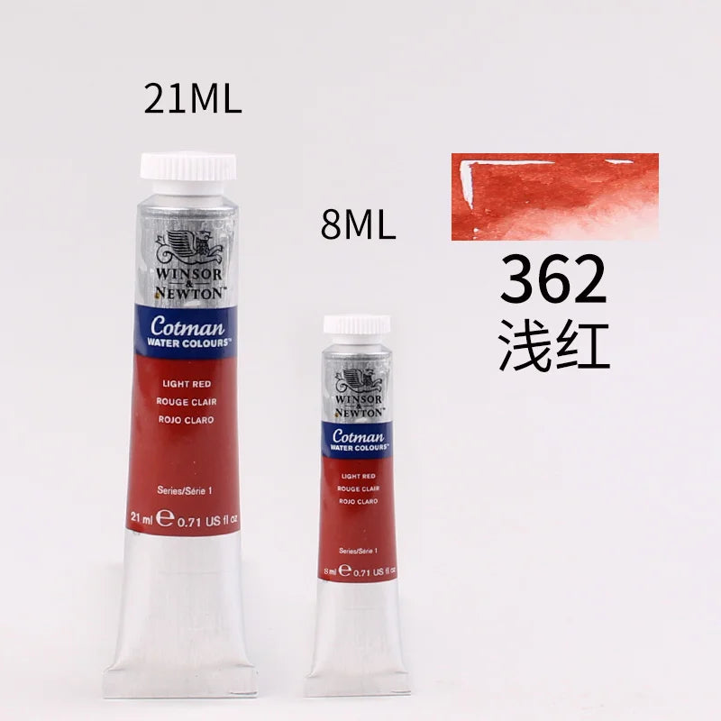 WINSOR＆NEWTON 8ml or 21ml Watercolor Paint Tubes
