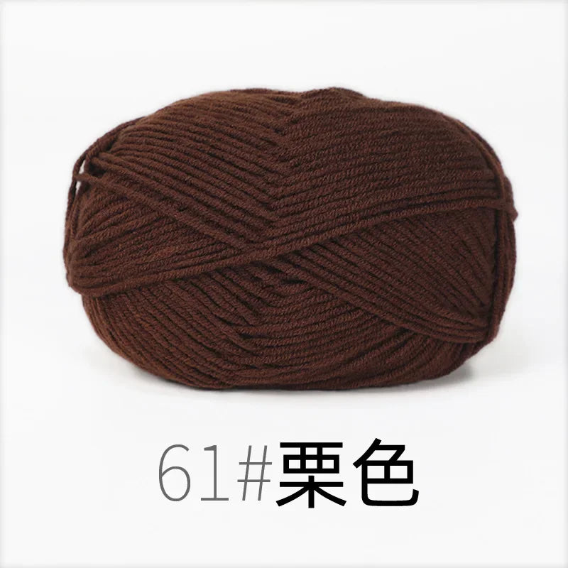Organic Cotton Yarn 4ply - 1 Ball is 50g of Soft Yarn