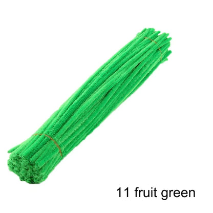 50pcs Colorful Chenille Stems Pipe Cleaners - Choose mixed or individual colors
