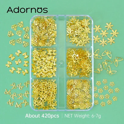 Variety of Metallic Stars, Moons, Butterflies and more - Resin Mold Fillers