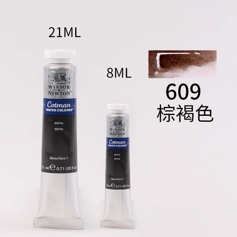 WINSOR＆NEWTON 8ml or 21ml Watercolor Paint Tubes