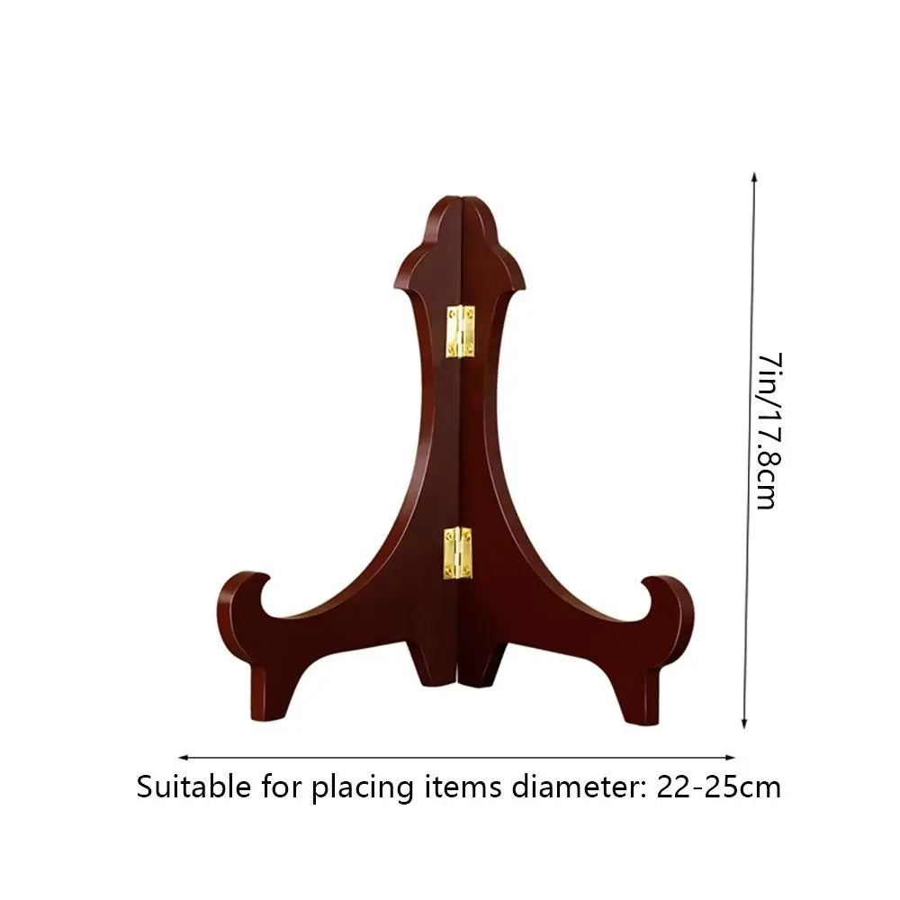 Universal Wooden Decorative Foldable Adjustable Home Decor Display Stand Easel Storage Rack Plate Rack