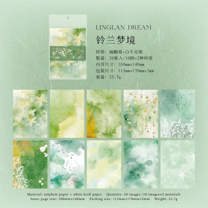 20pcs in each set - Colorful Decorative Papers