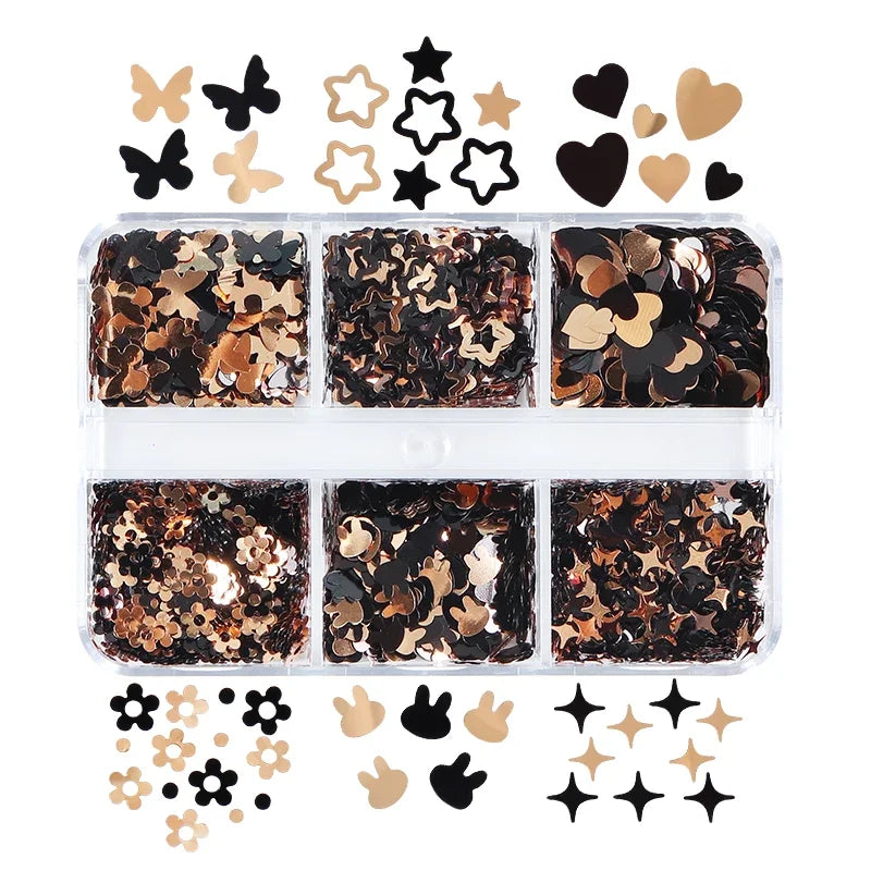 Various Sequin Shapes and Colors - Resin Filling for Jewelry Making