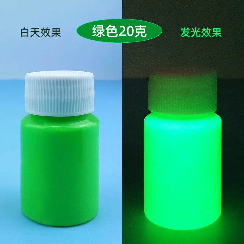 15g Bottle Luminous Powder Pigment for Epoxy Resin Glow In The Dark Jewelry Making Supplies